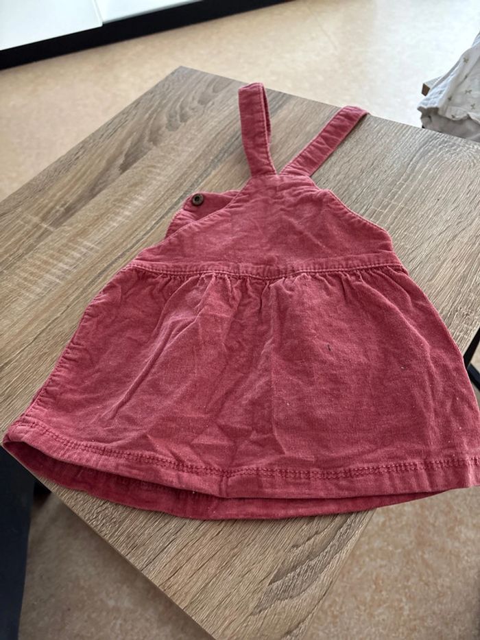 Robe salopette velours - photo numéro 2