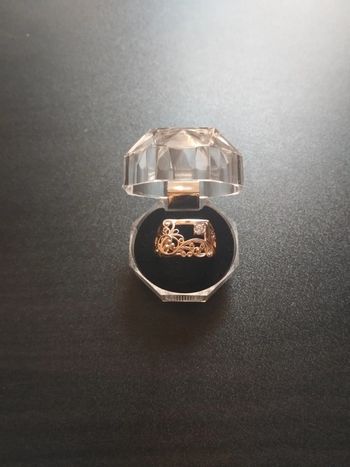 Bague vintage femme avec coffret cadeau