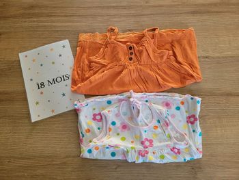 Débardeur robe courte 18 mois