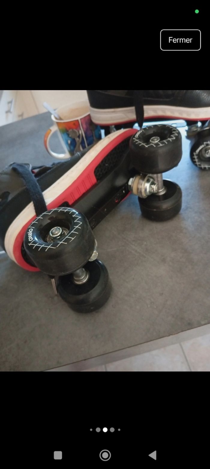 Patins a roulettes Oxelo taille 39 - photo numéro 4