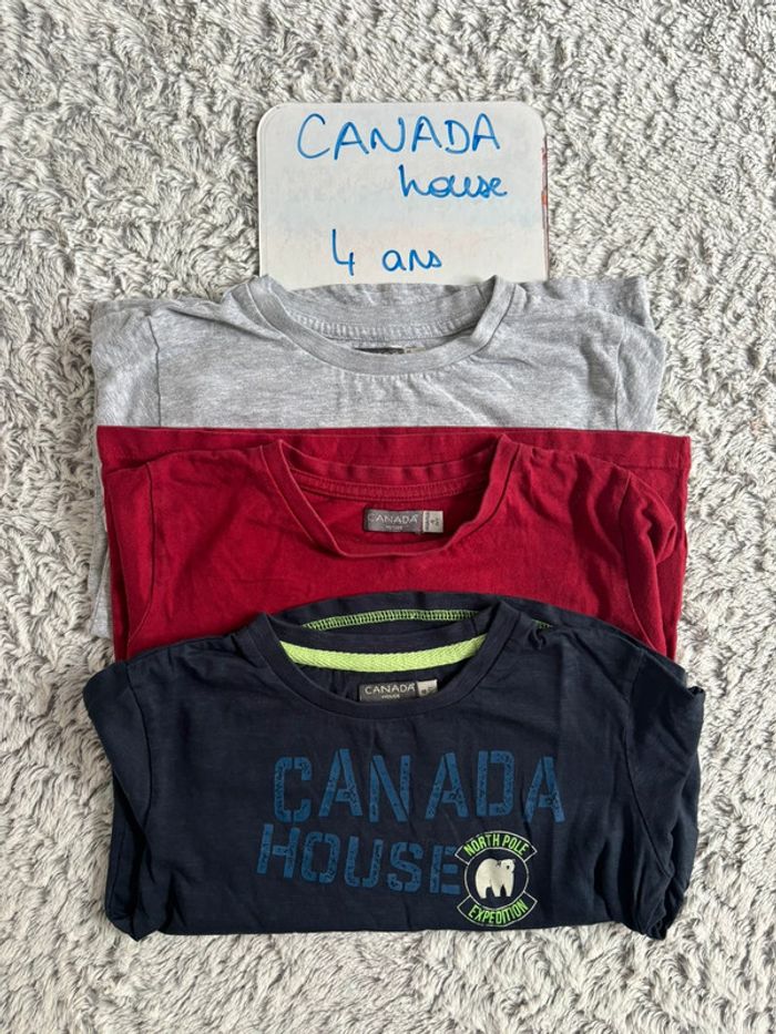 Trio de t-shirts Canada House - photo numéro 2