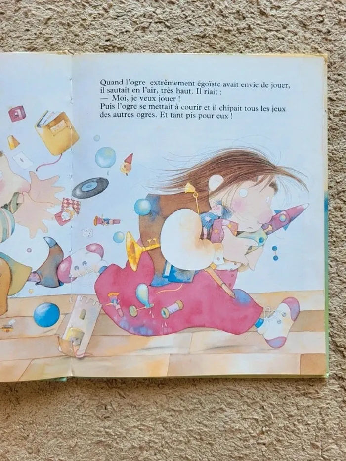 Livre enfant vintage "L'ogre extrêmement égoïste" de Florence Desmazures - Vive la lecture - photo numéro 6