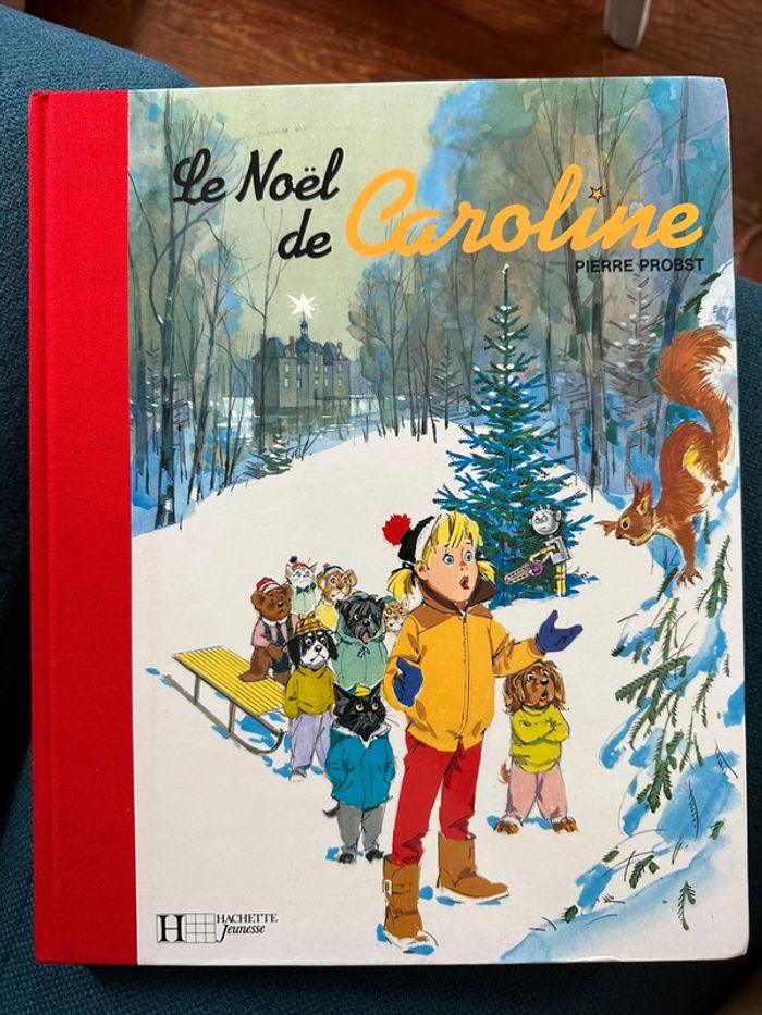 Livre album bd Pierre Probst collector relié rouge Caroline Le Noël fête
