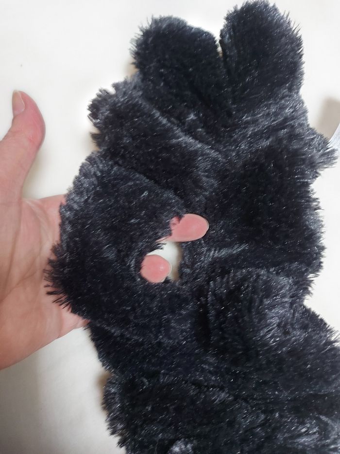 Écharpe fausse fourrure/ fille - photo numéro 3