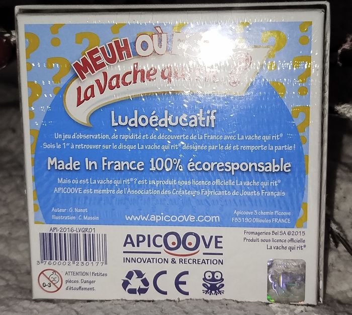 🎁Ludo éducatif Meuh où est la vache qui rit Neuf sous blister - photo numéro 2
