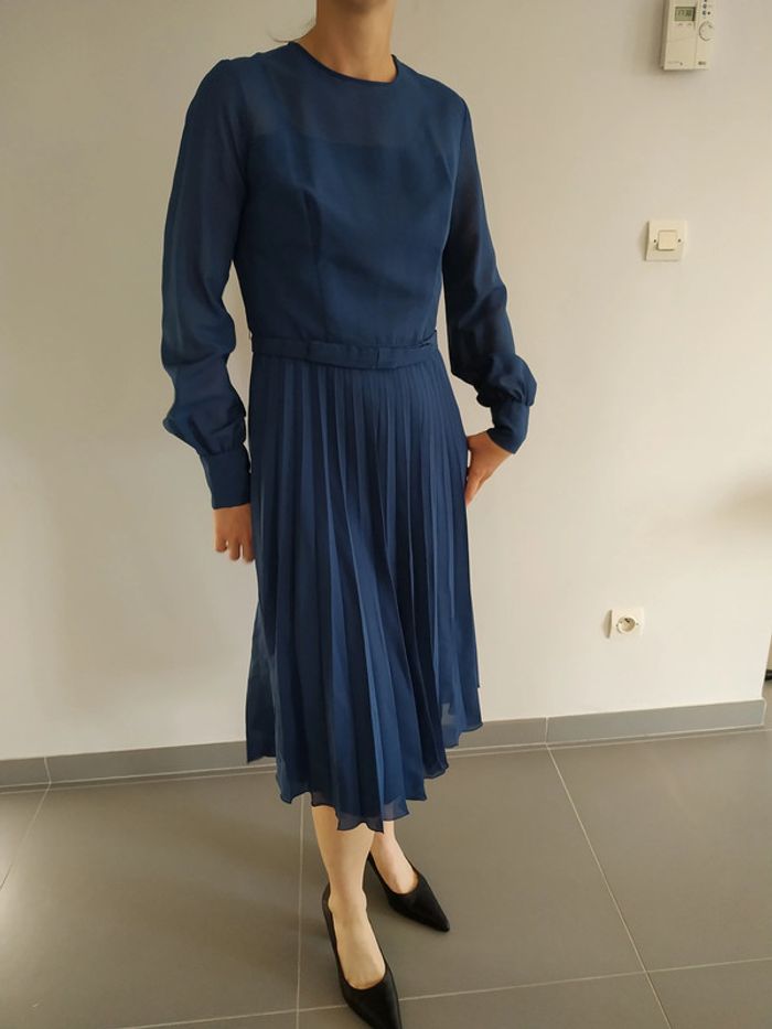 Robe bleue Vintage - photo numéro 2