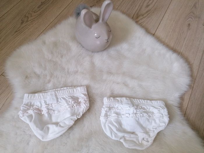 Lot de 2 culottes bloomers bébé fille 6 mois #espanolitinafille6mois - photo numéro 2