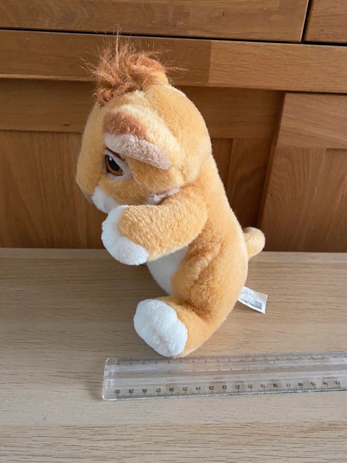 Peluche Disney Mattel 1994 roi lion King lionceau Simba bébé - photo numéro 2