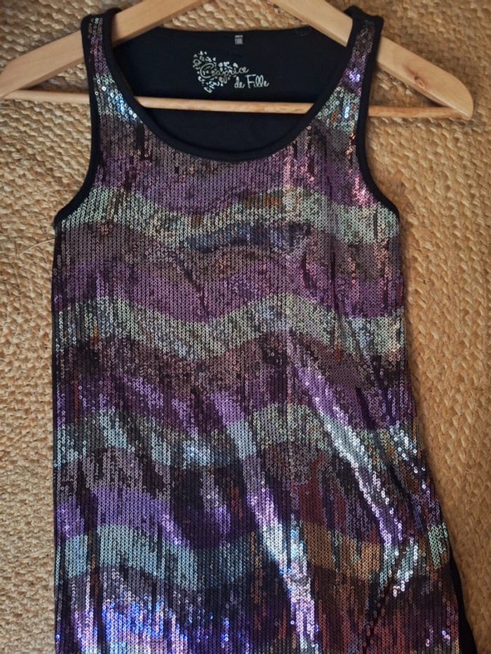 Top à sequins esprit disco parfait pour vos soirées festives - photo numéro 16