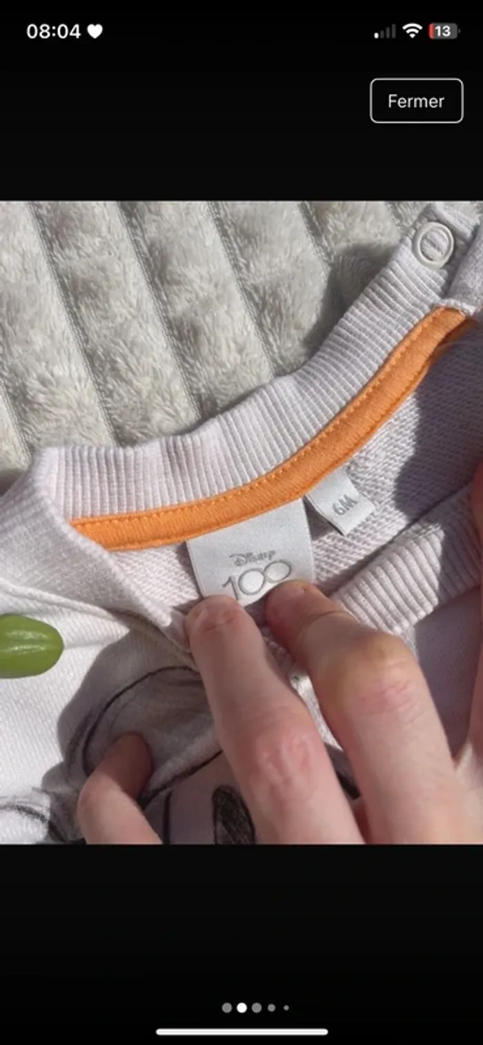 Pull Mickey Mouse - 6 mois - Disney - photo numéro 2