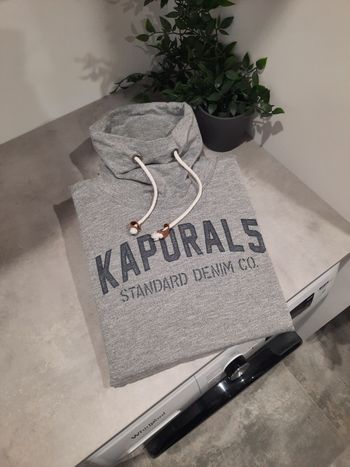 Pull Sweat à Capuche Kaporal – Gris – Taille S