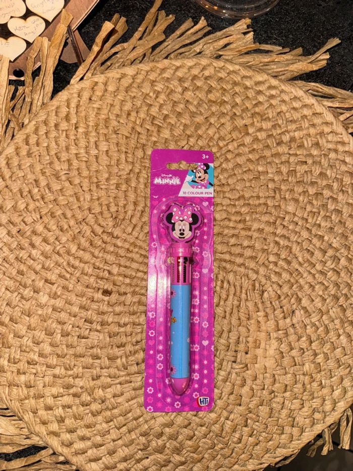 Stylos 10 couleurs Minnie Disney neuf