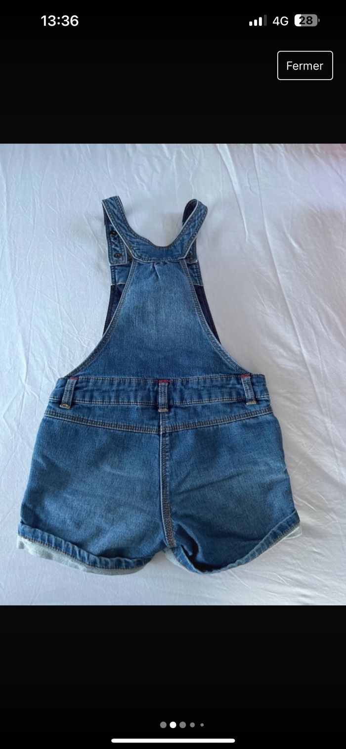Salopette jean Minnie 4 ans - photo numéro 2