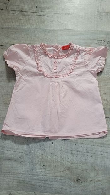 T shirt manche courte fille tissaia 18 mois