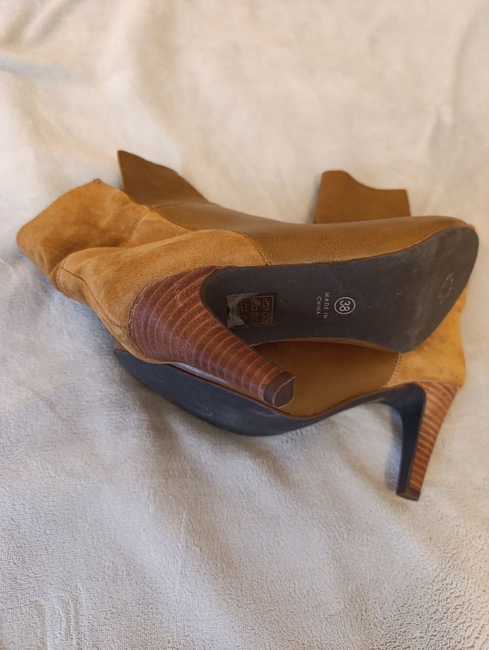 Bottines camel Promod neuves T38 - photo numéro 2
