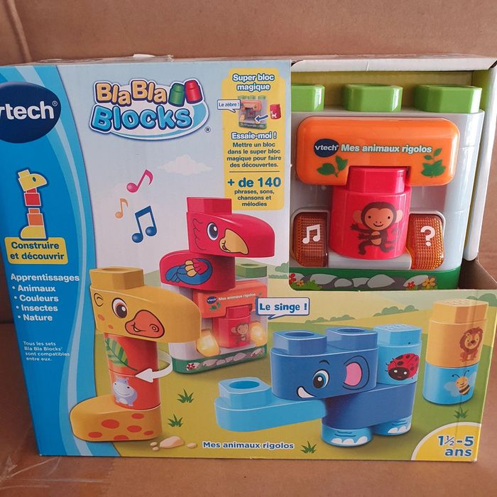 Lot 2 jouets d'éveil Blablablocks