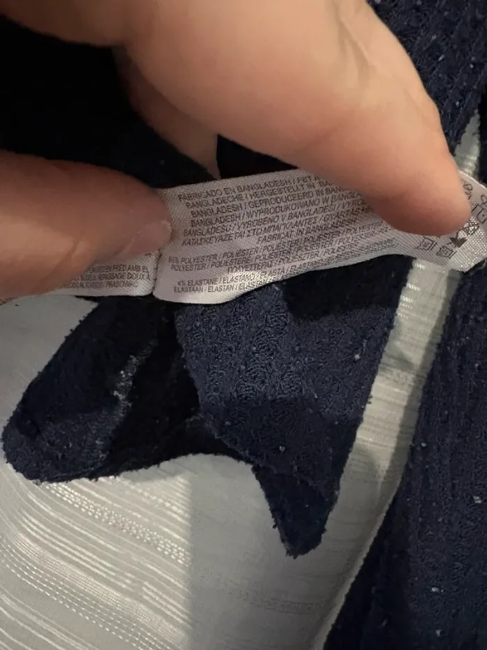 Haut de pyjama bleu - photo numéro 7