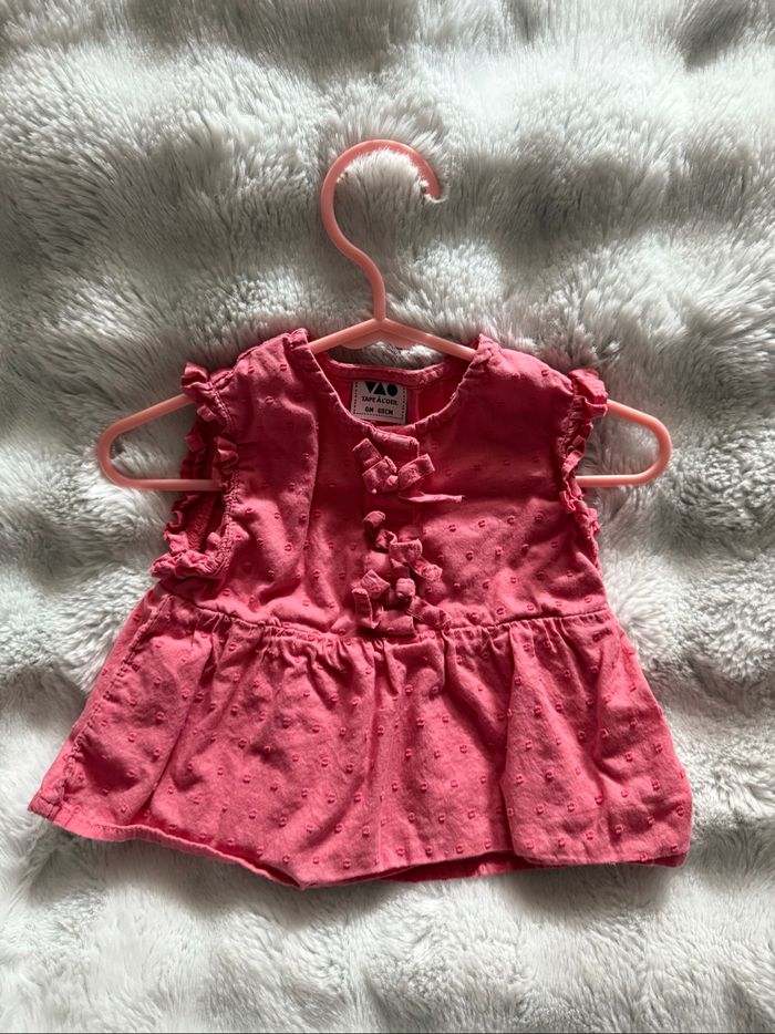 Haut effet blouse