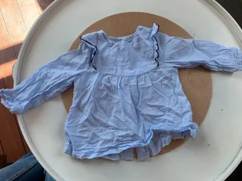 Blouse bleu ciel