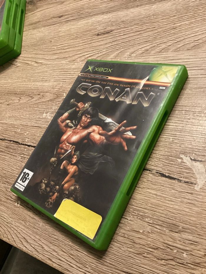 boîte sans notice du jeu conan Xbox première génération Microsoft
