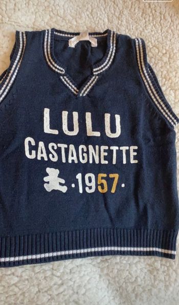 Pull sans manche lulu castagnette 6mois