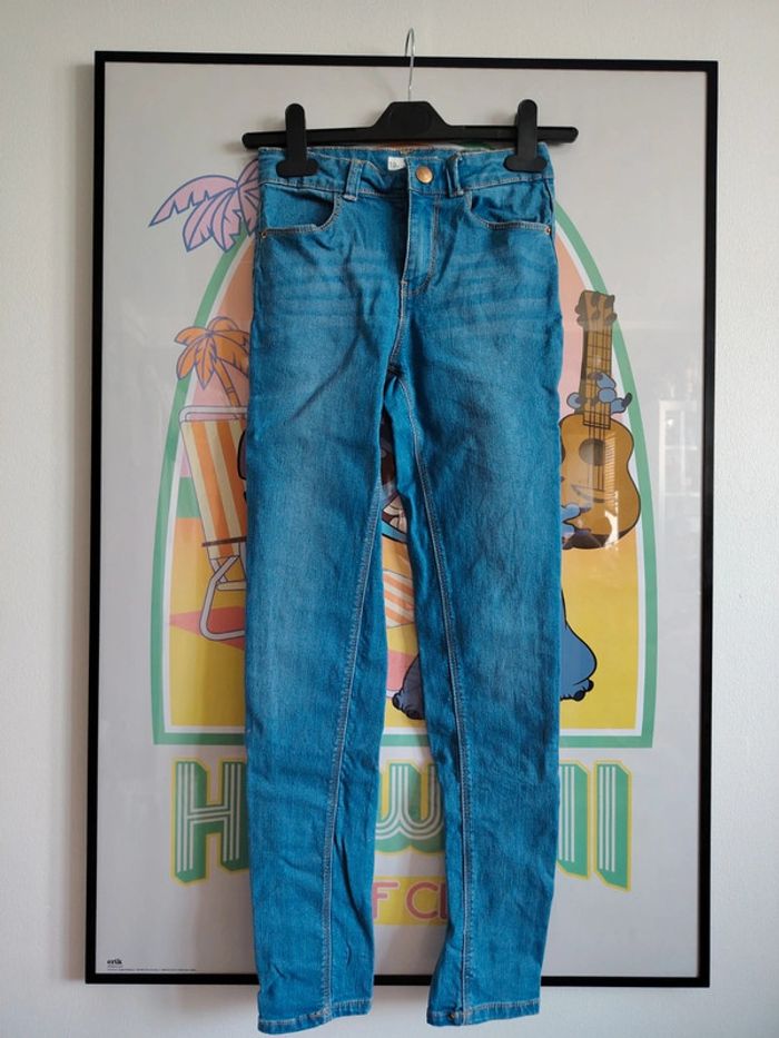 Jean skinny bleu – Taille 10 ans
