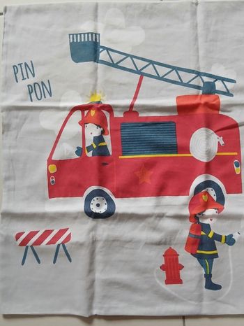 Housse de couette 1 place Pompiers