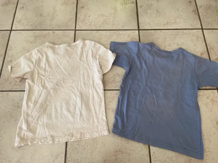 2 Teeshirts manches courtes 110-116cm - photo numéro 6