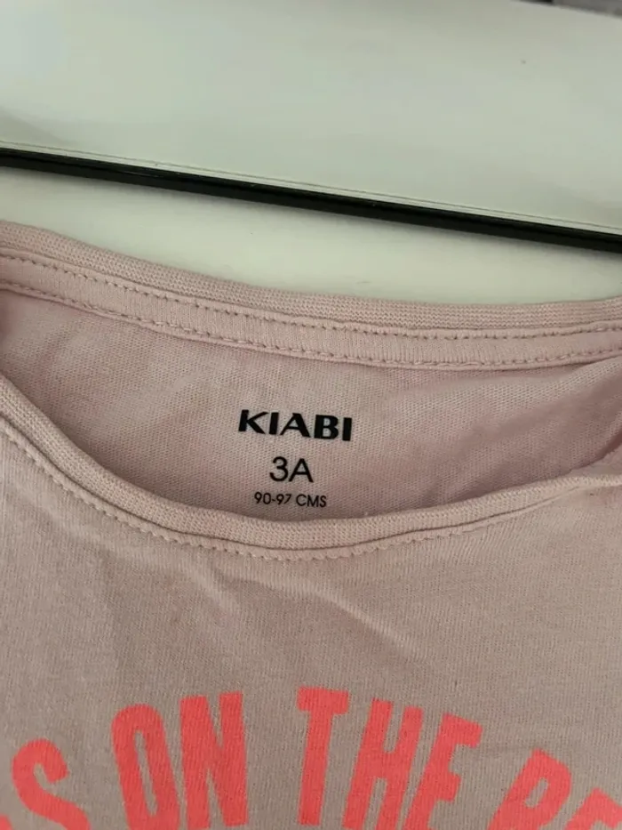 T-shirt rose Kiabi 3 ans - photo numéro 4