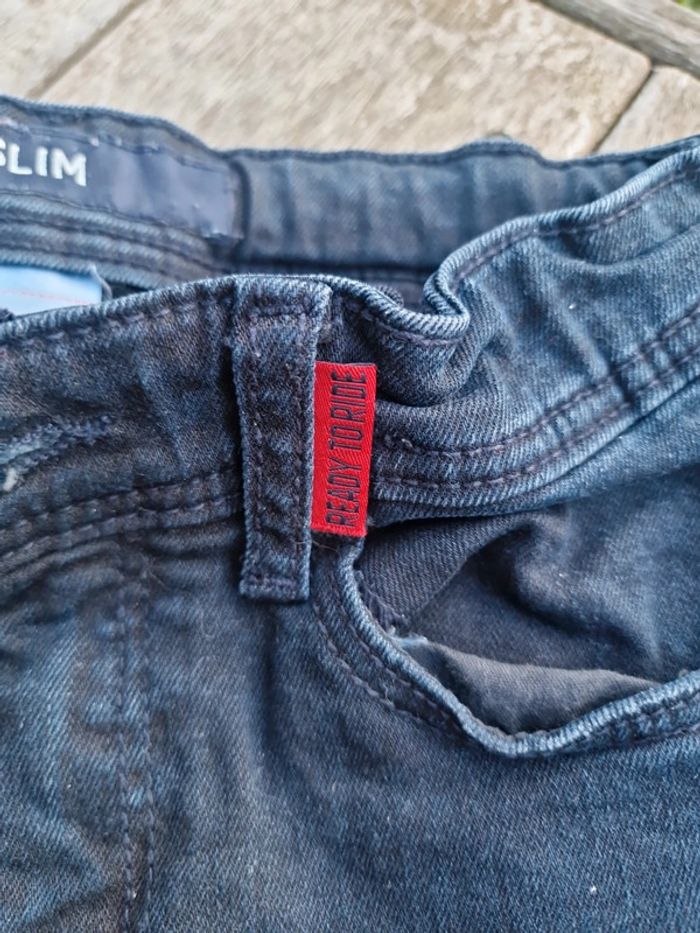 Jean foncé tape à l'œil slim taille 9 ans - photo numéro 2