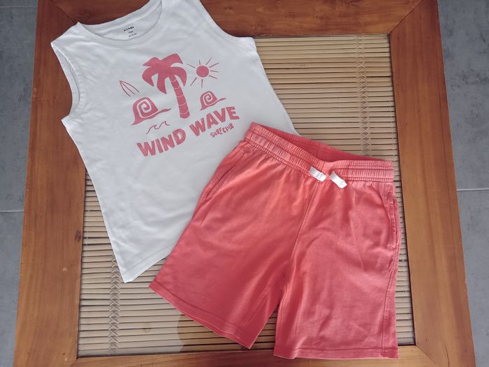 Ensemble débardeur et short 10 ans