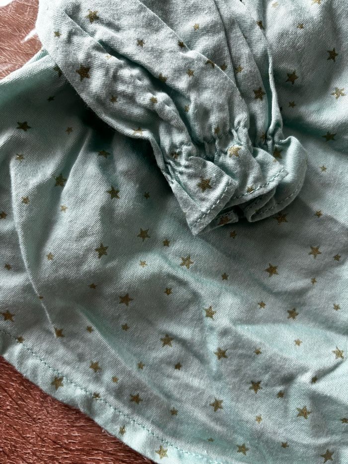 Blouse verte étoiles Orchestra t.18m - photo numéro 3