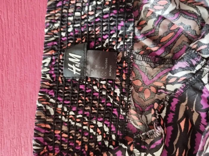 Robe d'été dos nu violette YK2 coton - photo numéro 9