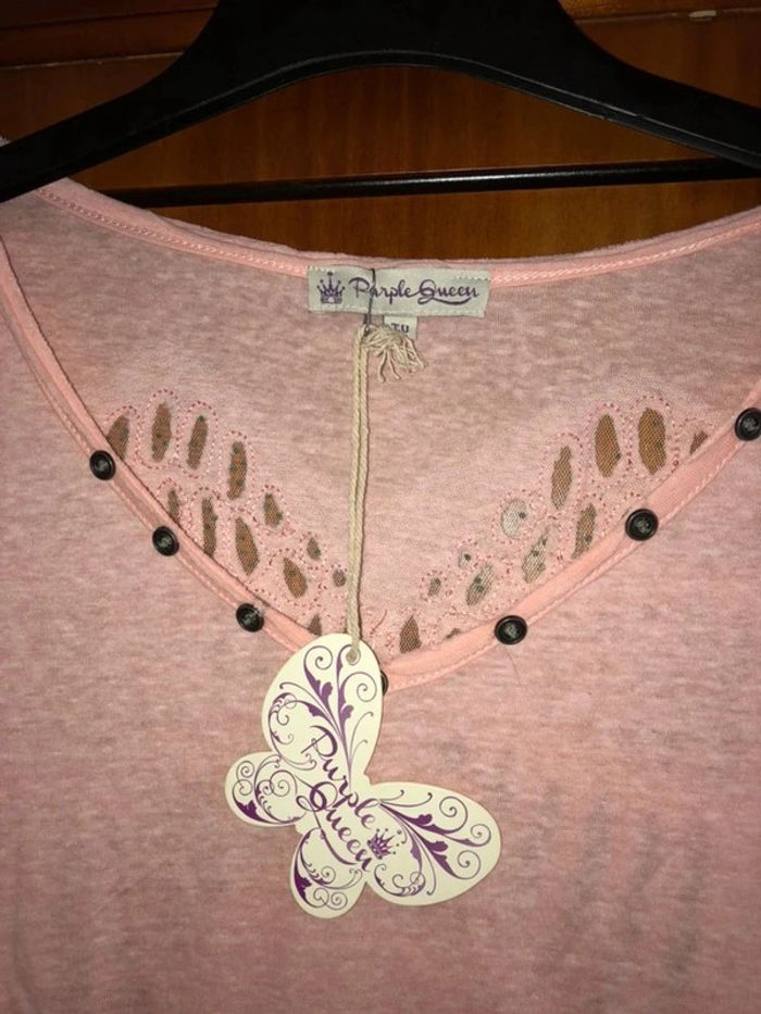T-shirt longues manches TU neuf avec étiquette - photo numéro 2