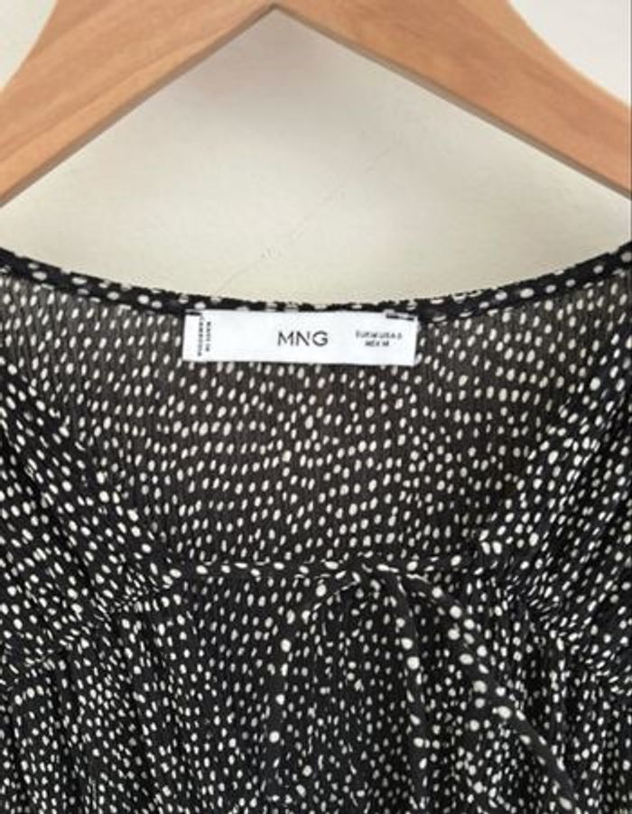 Robe longue Mango M noir et blanche - photo numéro 2