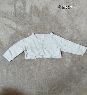 Gilet boléro 6 mois 
