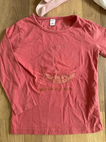 ✨ T-shirt manches longues  "Lune" - 24 mois