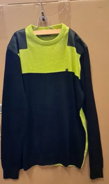 Pull Kaporal neuf noir/vert clair taille xl