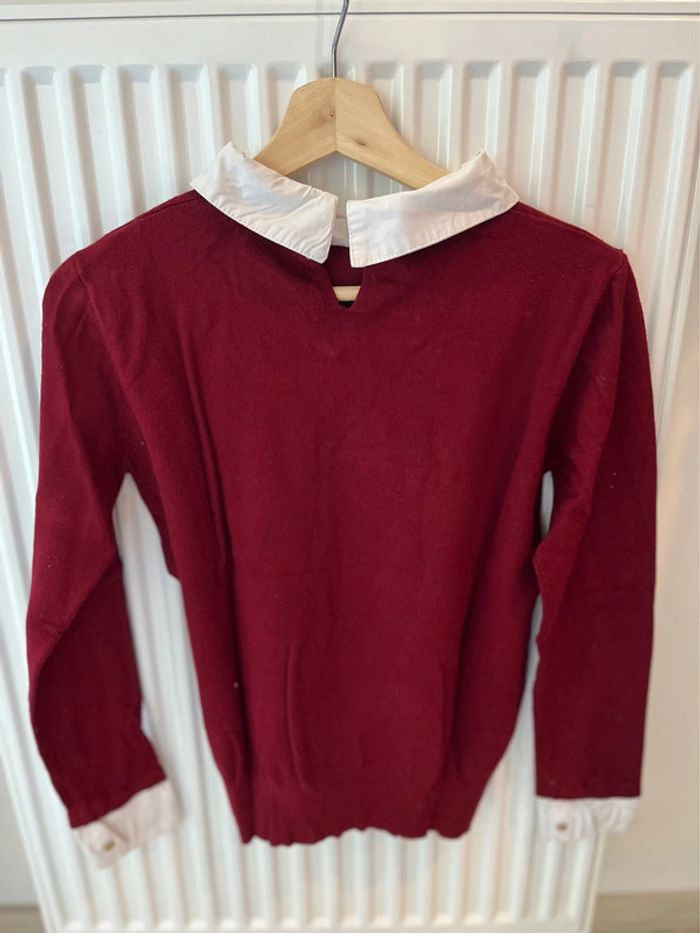 Pull chemise strass - photo numéro 2