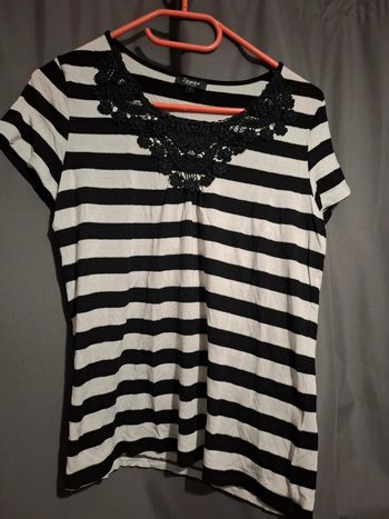 T shirt zebré taille 2