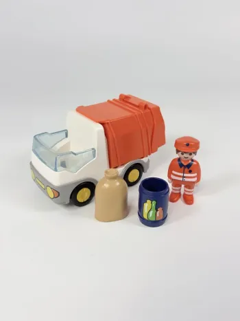 Playmobil 1.2.3 Camion poubelle