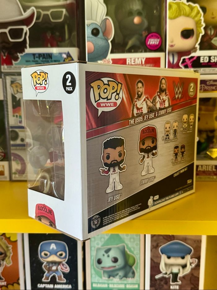 Funko Pop! WWE 2 Pack - WrestleMania 39 - The Usos : Jey Uso & Jimmy Uso - Funko Special Edition - photo numéro 3