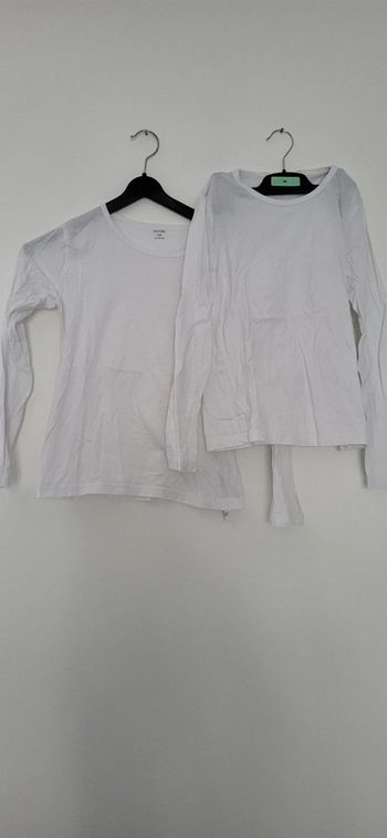 Lot de 2 maillots de corps manches longues