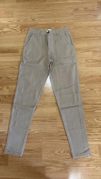 Pantalon chino Frilivin Beige Crème