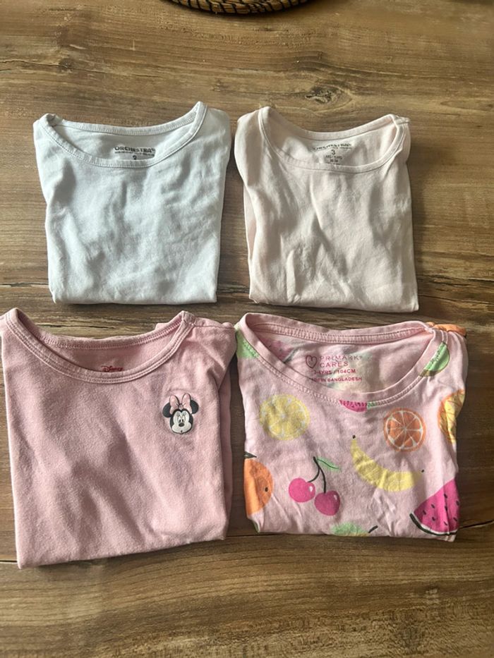 Lot de 4 maillot de corps 3 ans