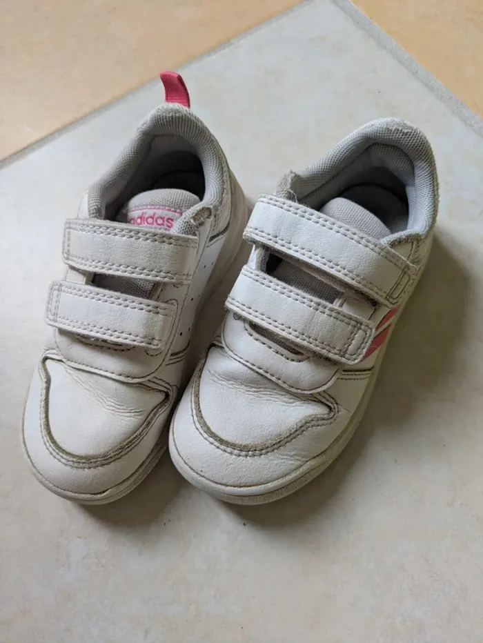 Baskets fille adidas 25 avec scratch - photo numéro 2