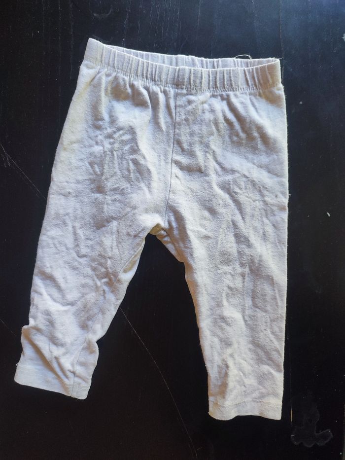 Legging gris clair 6 mois tex