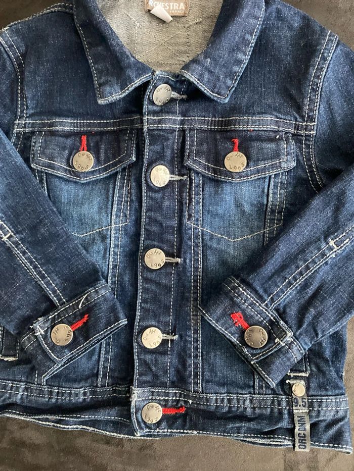 Veste en jean mixte orchestra - photo numéro 2