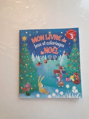 Livre de jeux et coloriages de Noël