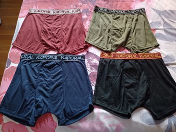Lot de 4 boxers taille L Kaporal